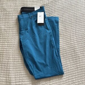 NWT Nike DRI-FIT Repel Men's 5-Pockets Slim Fit Golf Pants 32 34 Teal Blue